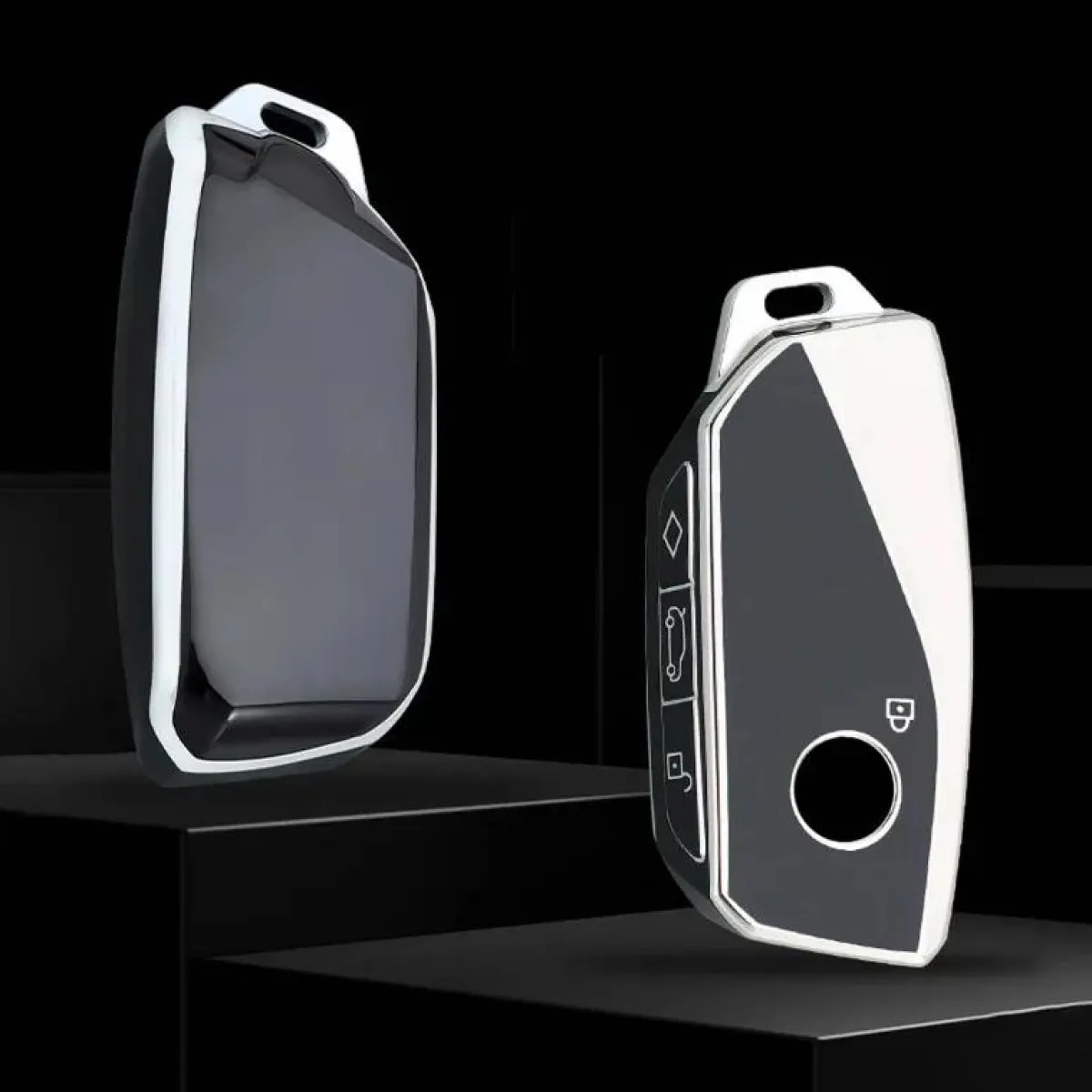 Outlet TPU Sleutelhoesje voor Bmw zwart F4 Autosleutelhoesjes