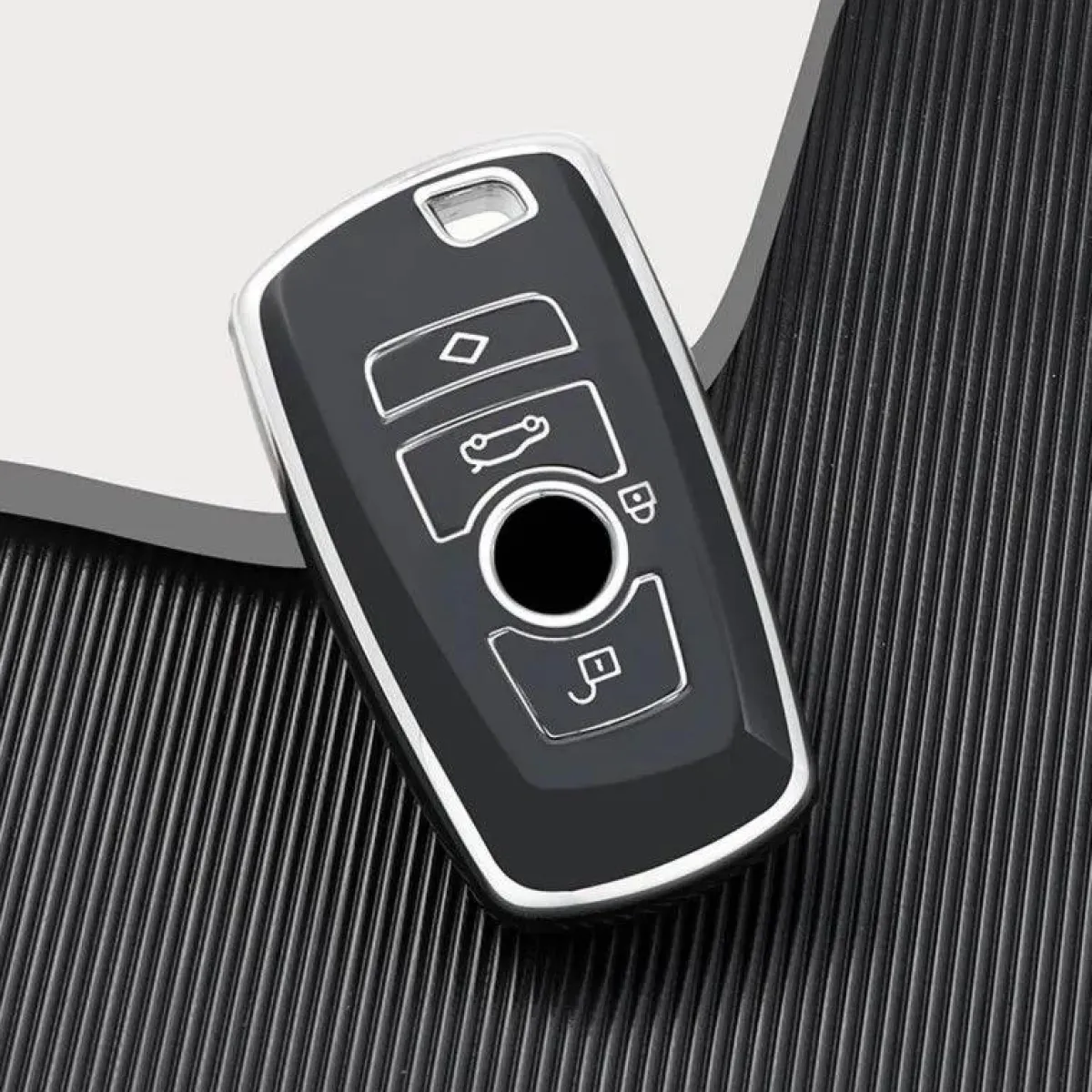 New TPU Sleutelhoesje voor Bmw zwart A4 Autosleutelhoesjes
