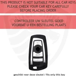 New TPU Sleutelhoesje voor Bmw zwart A4 Autosleutelhoesjes