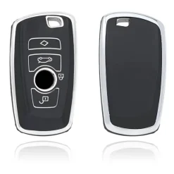 New TPU Sleutelhoesje voor Bmw zwart A4 Autosleutelhoesjes
