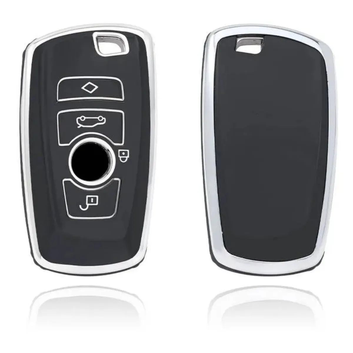 New TPU Sleutelhoesje voor Bmw zwart A4 Autosleutelhoesjes