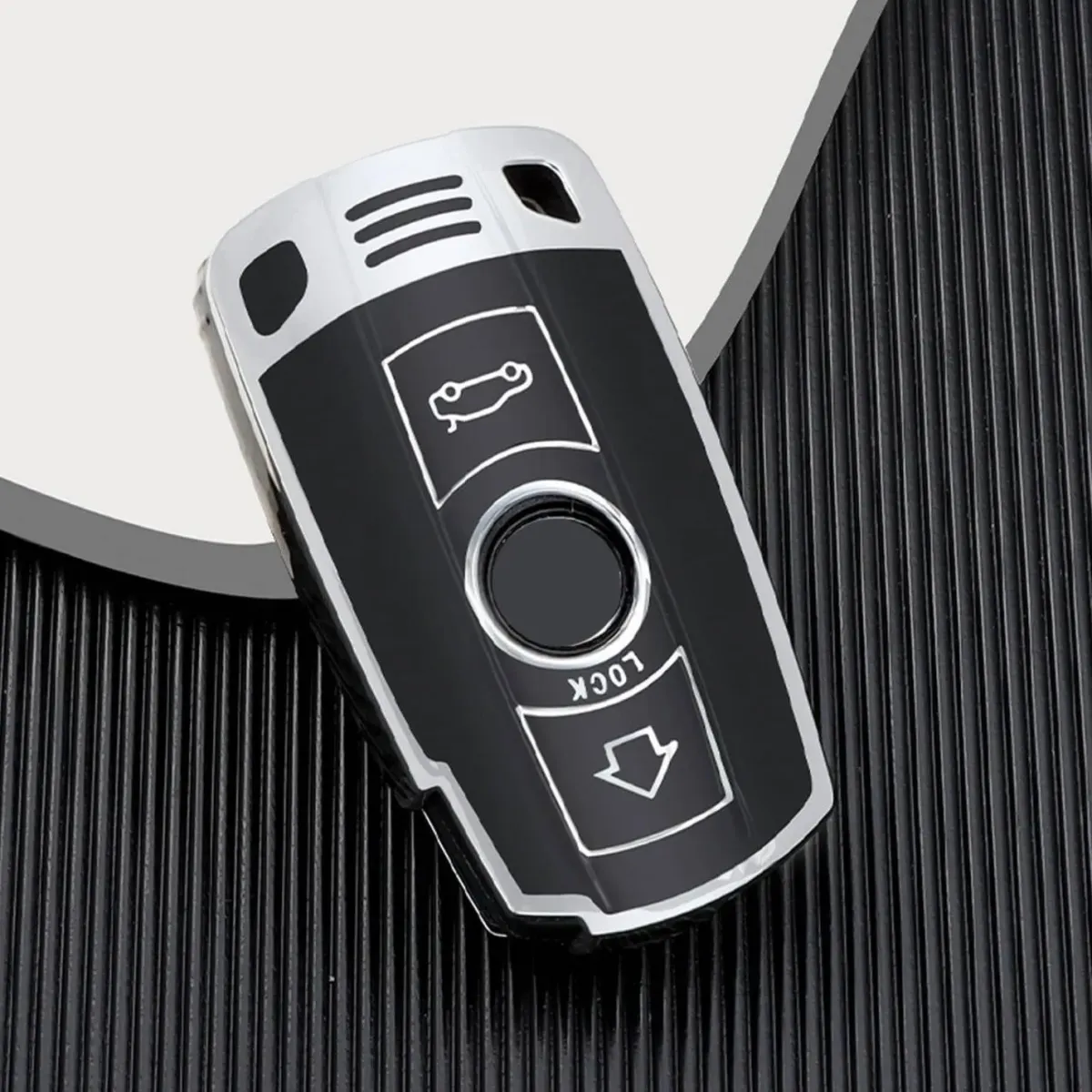 New TPU Sleutelhoesje voor Bmw zwart E4 Autosleutelhoesjes