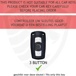 New TPU Sleutelhoesje voor Bmw zwart E4 Autosleutelhoesjes