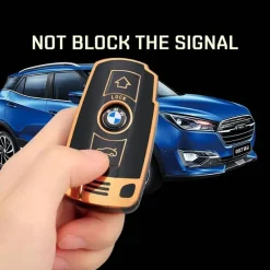 New TPU Sleutelhoesje voor Bmw zwart E4 Autosleutelhoesjes