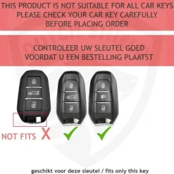 Discount TPU Sleutelhoesje voor Citroën clear 157-clear Autosleutelhoesjes