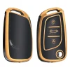 Hot TPU Sleutelhoesje voor Citroën goud C3 Autosleutelhoesjes