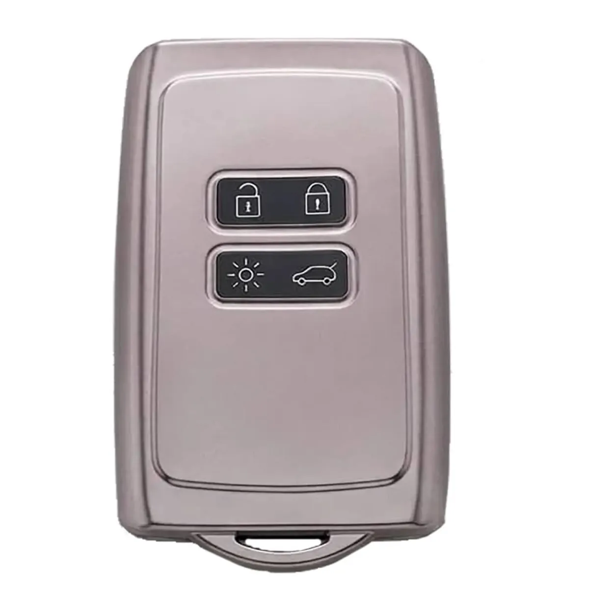 Outlet TPU Sleutelhoesje voor Dacia lila metallic A4M Autosleutelhoesjes