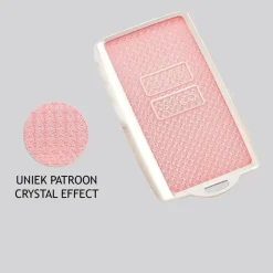 Hot TPU Sleutelhoesje voor Dacia roze crystal A4 Autosleutelhoesjes