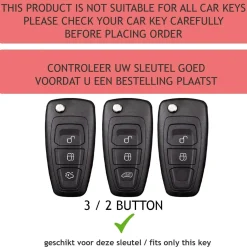 Outlet TPU Sleutelhoesje voor Ford clear 305 Autosleutelhoesjes