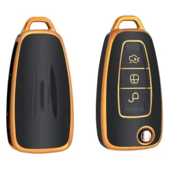 Outlet TPU Sleutelhoesje voor Ford goud E3 Autosleutelhoesjes