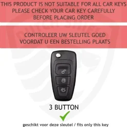 Outlet TPU Sleutelhoesje voor Ford goud E3 Autosleutelhoesjes