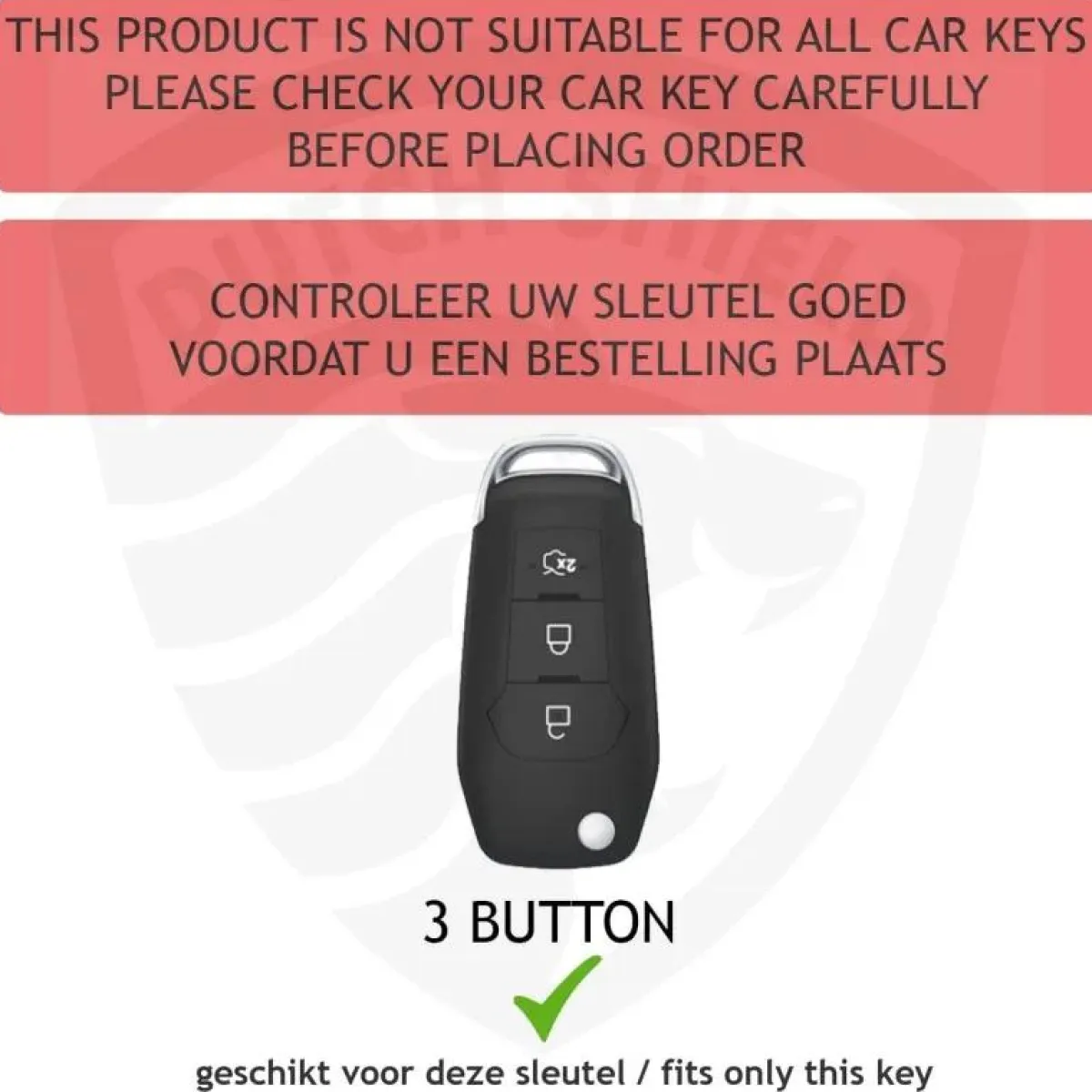 Hot TPU Sleutelhoesje voor Ford goud F3 Autosleutelhoesjes