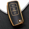 Best TPU Sleutelhoesje voor Ford goud G3 Autosleutelhoesjes