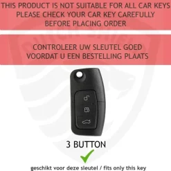 Best TPU Sleutelhoesje voor Ford goud G3 Autosleutelhoesjes
