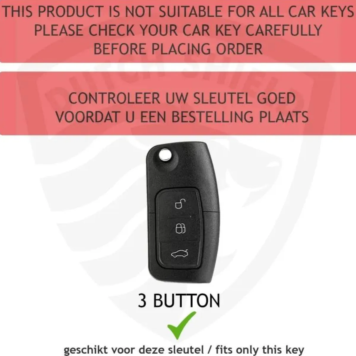 Best TPU Sleutelhoesje voor Ford goud G3 Autosleutelhoesjes