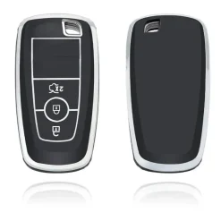 Sale TPU Sleutelhoesje voor Ford zwart B3 Autosleutelhoesjes