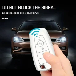 New TPU Sleutelhoesje voor Ford zwart B4 Autosleutelhoesjes