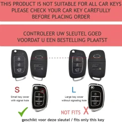 Sale TPU Sleutelhoesje voor Hyundai wit B3N Autosleutelhoesjes