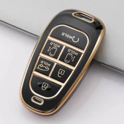 Best TPU Sleutelhoesje voor Hyundai goud E6 Autosleutelhoesjes