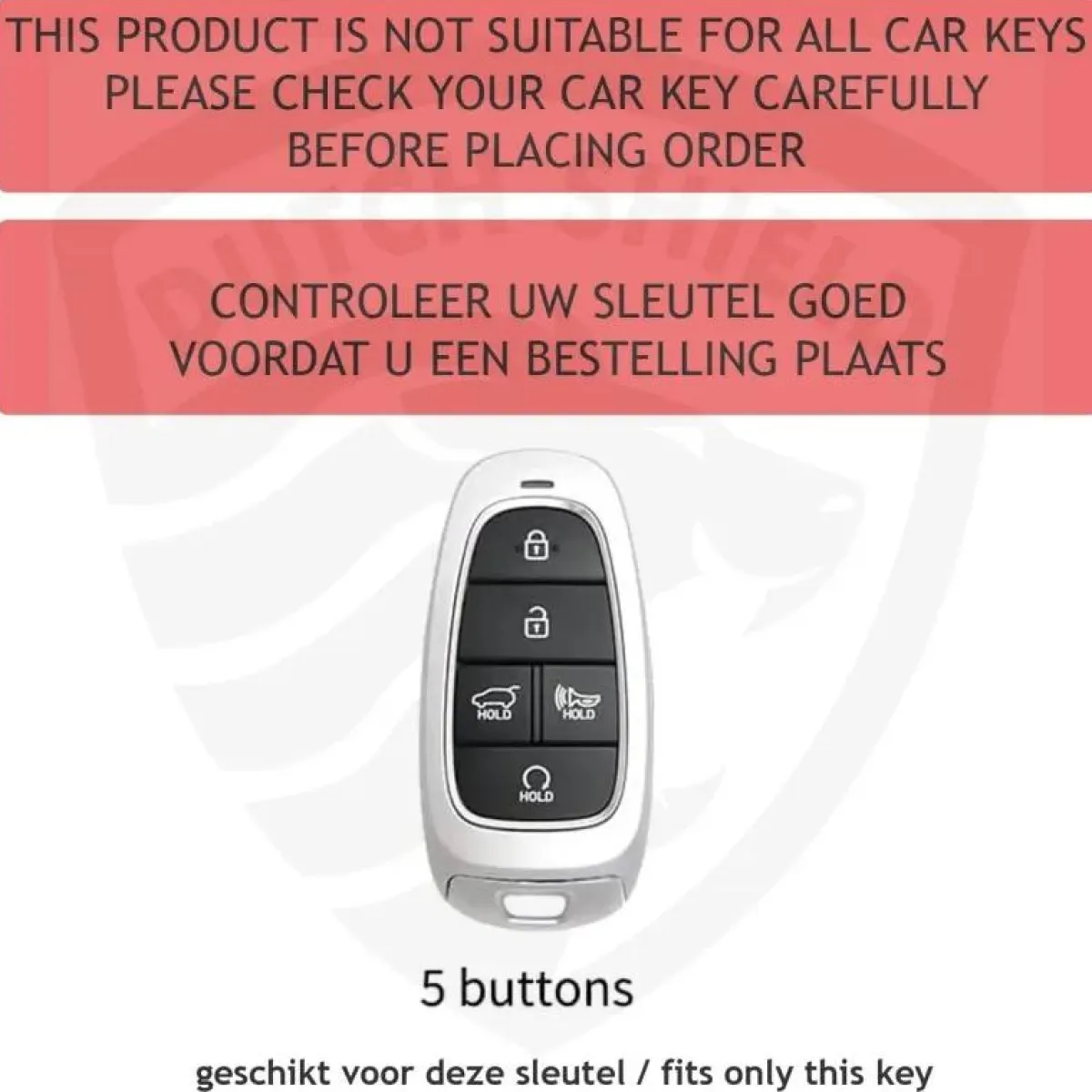 Clearance TPU Sleutelhoesje voor Hyundai zwart E5 Autosleutelhoesjes
