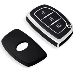 Hot TPU Sleutelhoesje voor Hyundai zwart A3A Autosleutelhoesjes