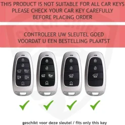New TPU Sleutelhoesje voor Hyundai clear 655 Autosleutelhoesjes