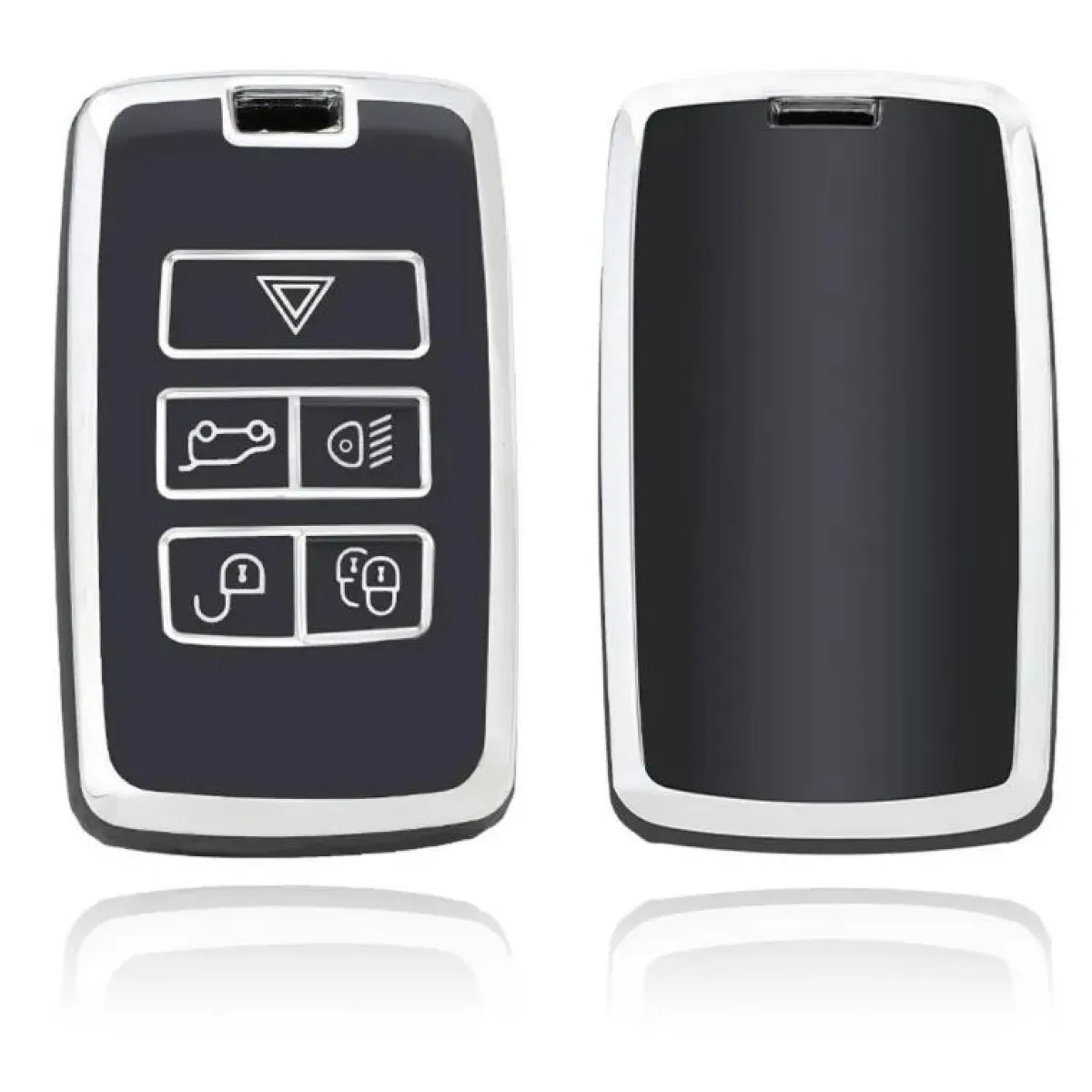 Clearance TPU Sleutelhoesje voor Jaguar zwart B5 Autosleutelhoesjes