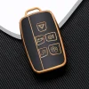 Online TPU Sleutelhoesje voor Jaguar goud A5 Autosleutelhoesjes