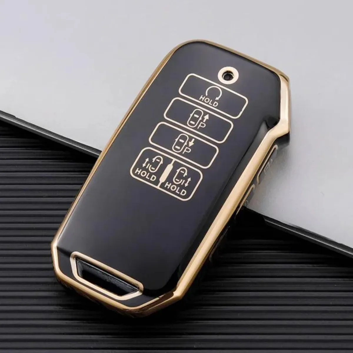 Sale TPU Sleutelhoesje voor Kia goud D9 Autosleutelhoesjes