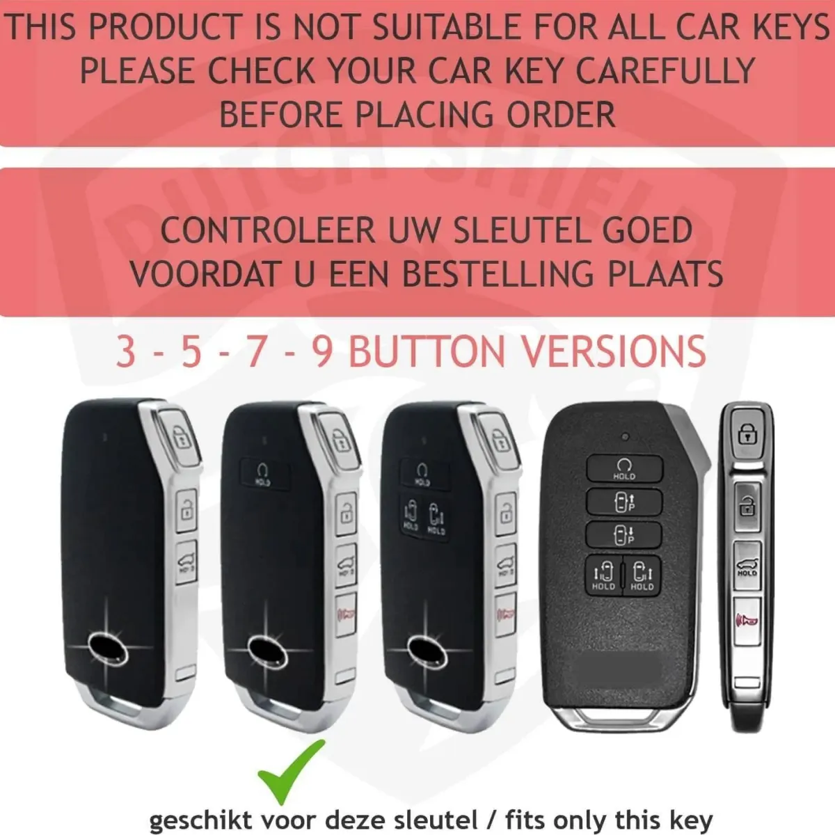 Sale TPU Sleutelhoesje voor Kia goud D5 Autosleutelhoesjes