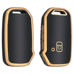 Sale TPU Sleutelhoesje voor Kia goud D5 Autosleutelhoesjes