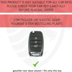Sale TPU Sleutelhoesje voor Kia goud B3 Autosleutelhoesjes
