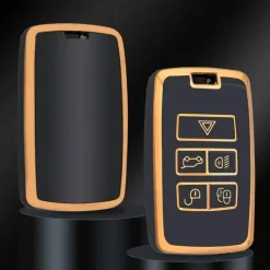 New TPU Sleutelhoesje voor Landrover goud B5 Autosleutelhoesjes