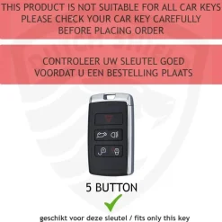 Discount TPU Sleutelhoesje voor Landrover clear 459 Autosleutelhoesjes