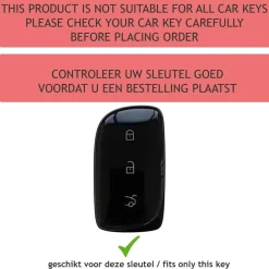 TPU Sleutelhoesje voor Lync & Co wit 02 Autosleutelhoesjes