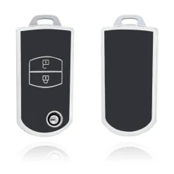 Discount TPU Sleutelhoesje voor Mazda zwart C2 Autosleutelhoesjes