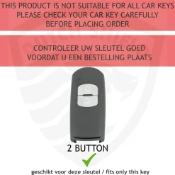 Hot TPU Sleutelhoesje voor Mazda clear 491 Autosleutelhoesjes