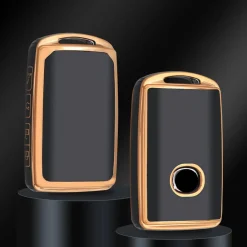 TPU Sleutelhoesje voor Mazda goud B3 Autosleutelhoesjes