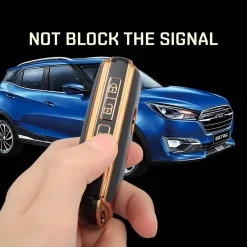 TPU Sleutelhoesje voor Mazda goud B3 Autosleutelhoesjes