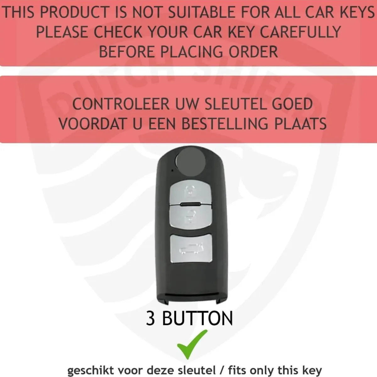 Discount TPU Sleutelhoesje voor Mazda goud A3 Autosleutelhoesjes
