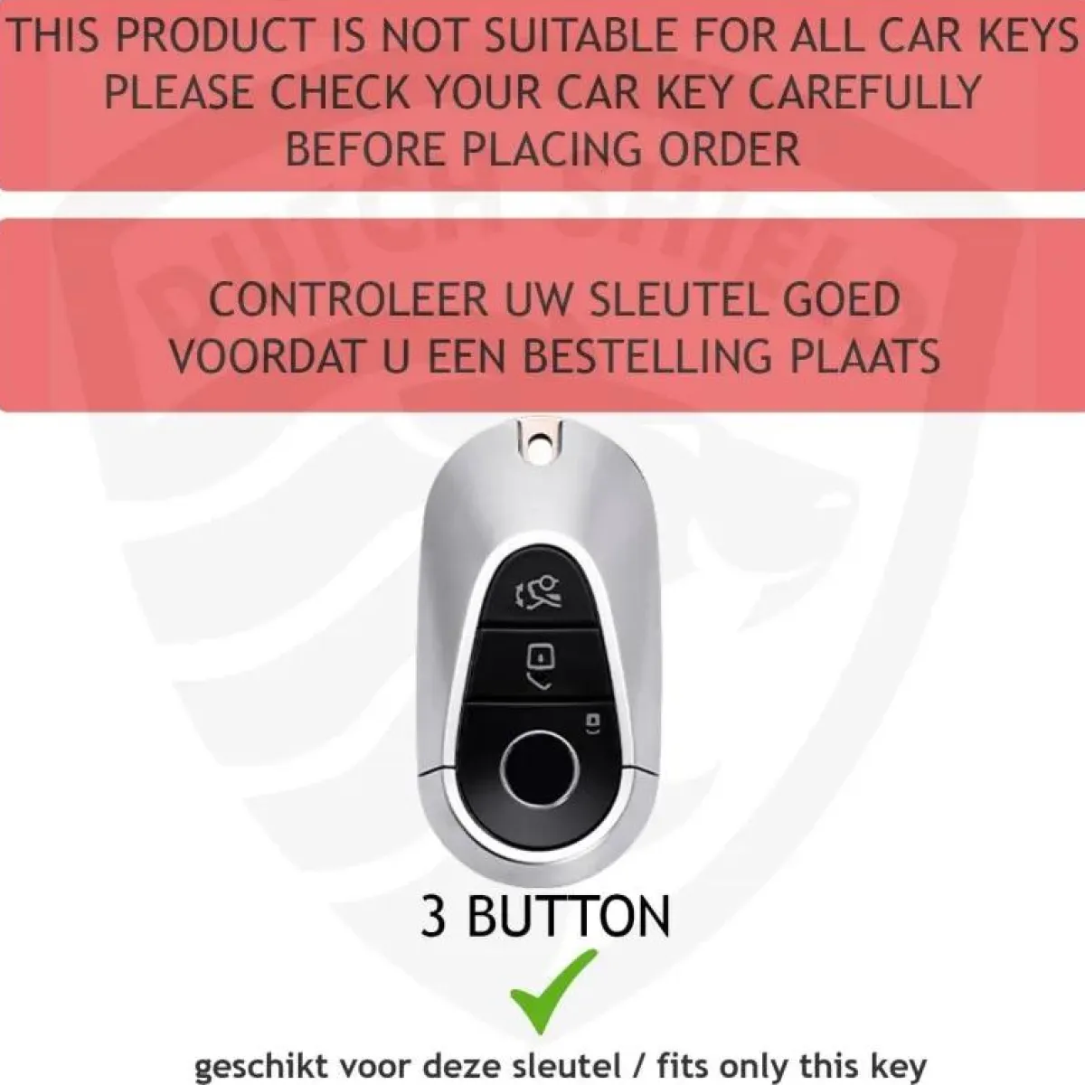Clearance TPU Sleutelhoesje voor Mercedes clear 25 Autosleutelhoesjes