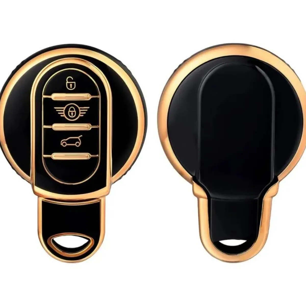 Best TPU Sleutelhoesje voor Mini goud C3 Autosleutelhoesjes