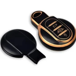 Best TPU Sleutelhoesje voor Mini goud C3 Autosleutelhoesjes