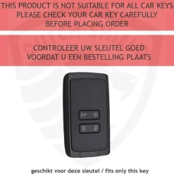 TPU Sleutelhoesje voor Mitsubishi lila metallic A4 Autosleutelhoesjes