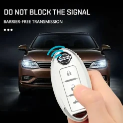 Online TPU Sleutelhoesje voor Nissan zwart A3B Autosleutelhoesjes