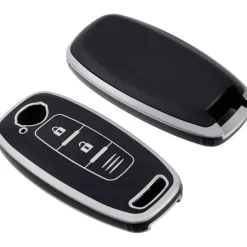 New TPU Sleutelhoesje voor Nissan zwart D2 Autosleutelhoesjes