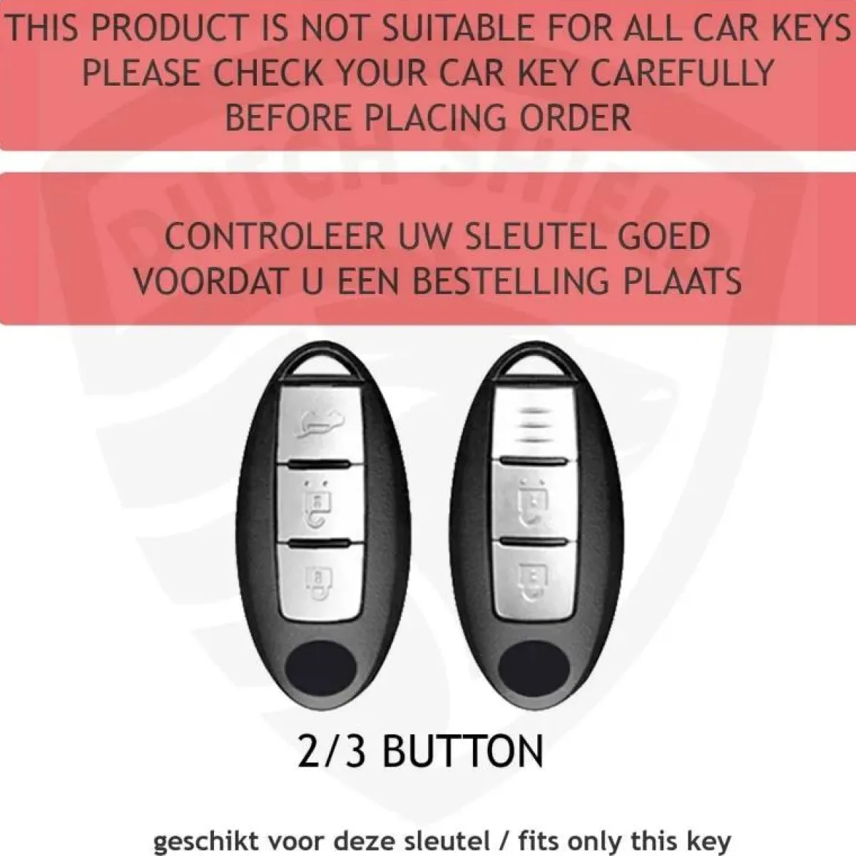 Online TPU Sleutelhoesje voor Nissan clear 564 Autosleutelhoesjes