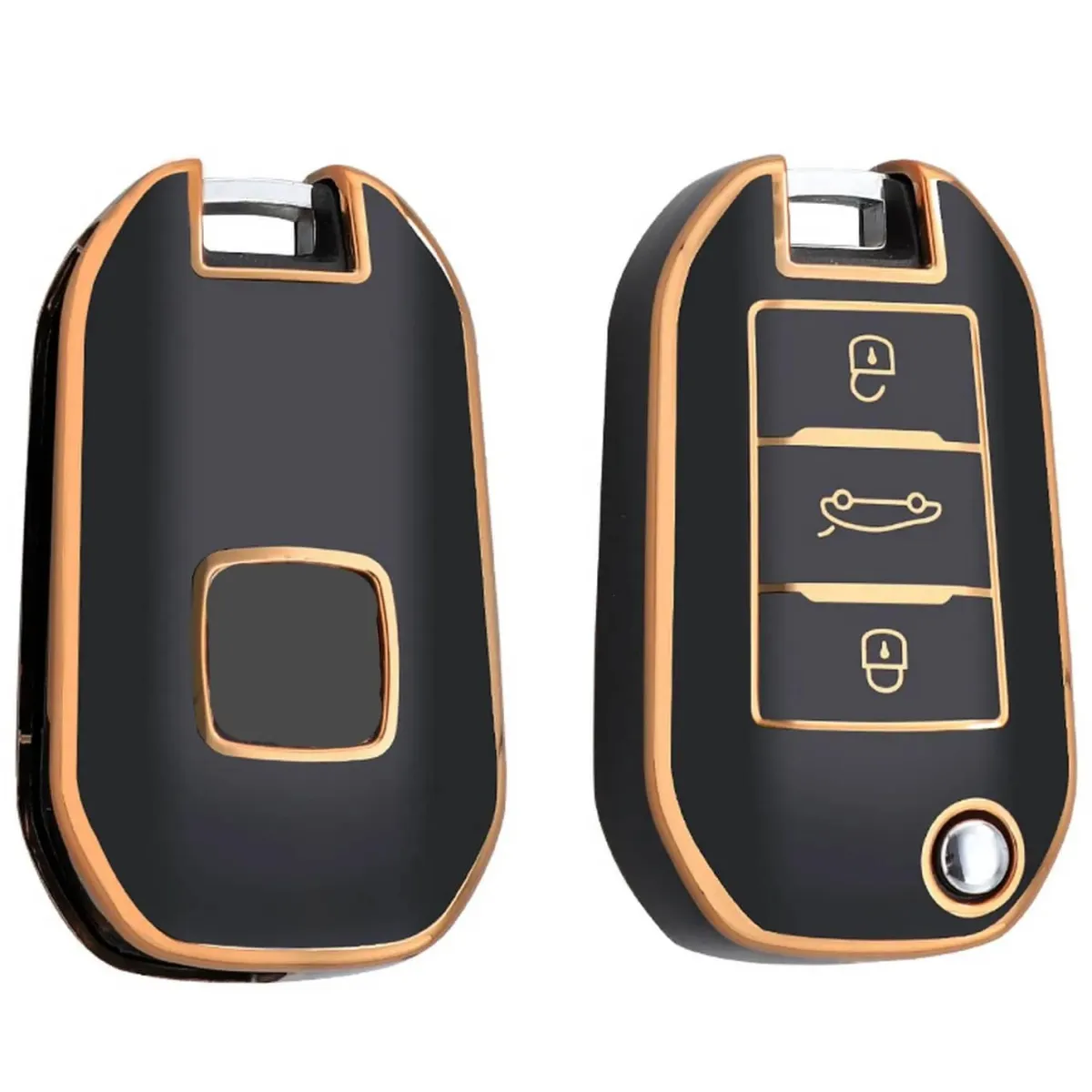 Hot TPU Sleutelhoesje voor Opel goud A3 Autosleutelhoesjes