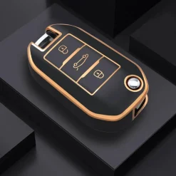 Hot TPU Sleutelhoesje voor Opel goud A3 Autosleutelhoesjes