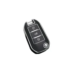 Clearance TPU Sleutelhoesje voor Opel zwart A3B Autosleutelhoesjes
